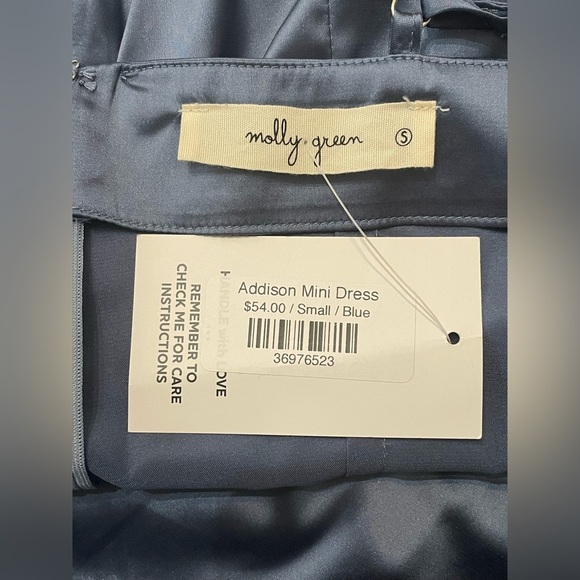 MOLLY GREEN ~Addison Mini Dress Small NWT - Picture 8 of 9